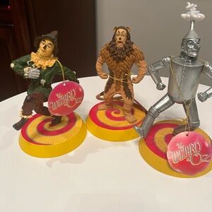 Figurine Set - Scarecrow, Cowardly Lion, Tin Man